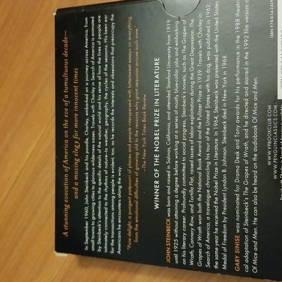 John Steinbeck Travels with Charley in Search of America Unabridged Book on CD - Picture 3 of 7